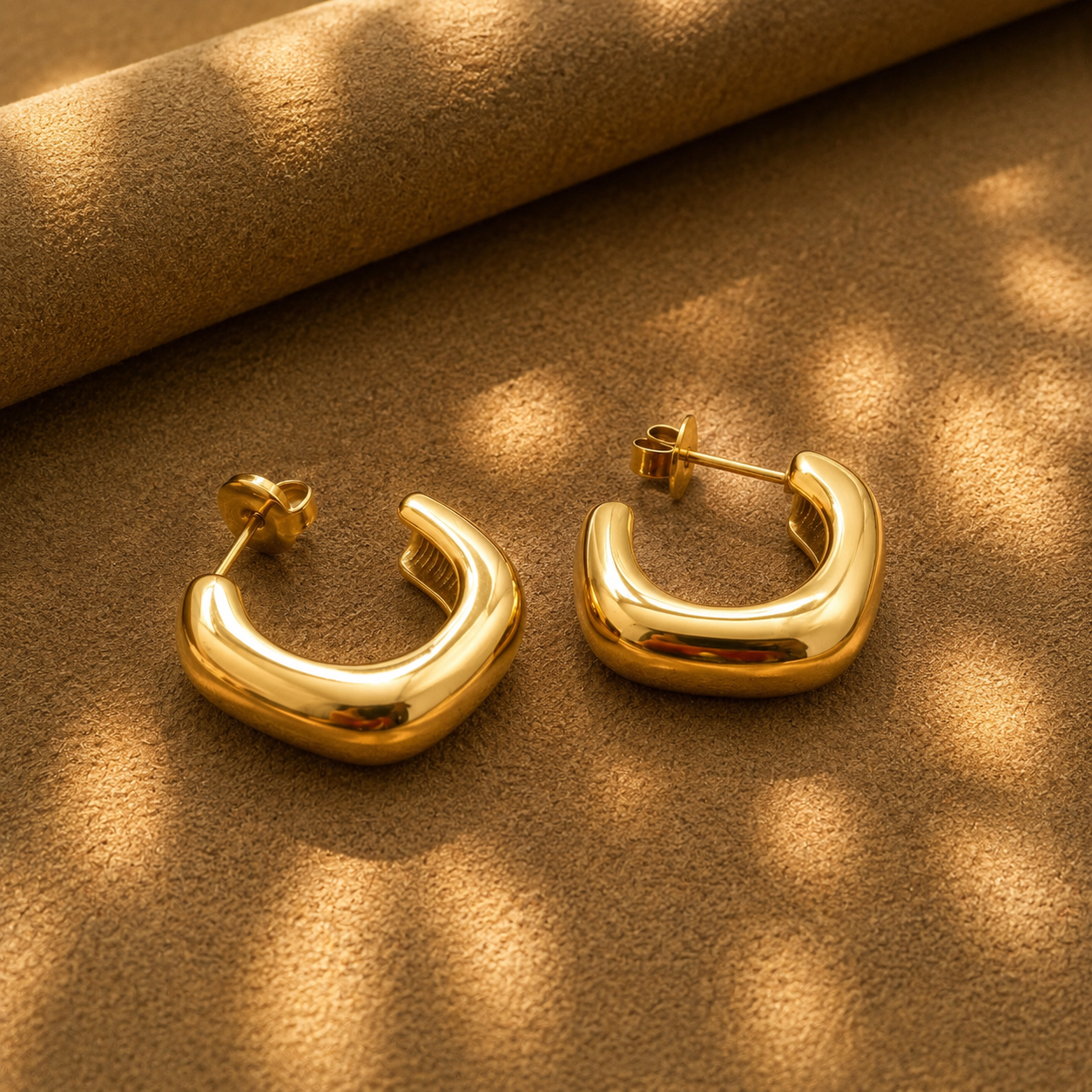 Chunky Hoop Earrings