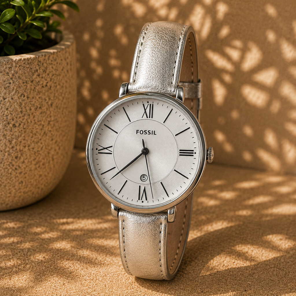 Jacqueline Leather Watch