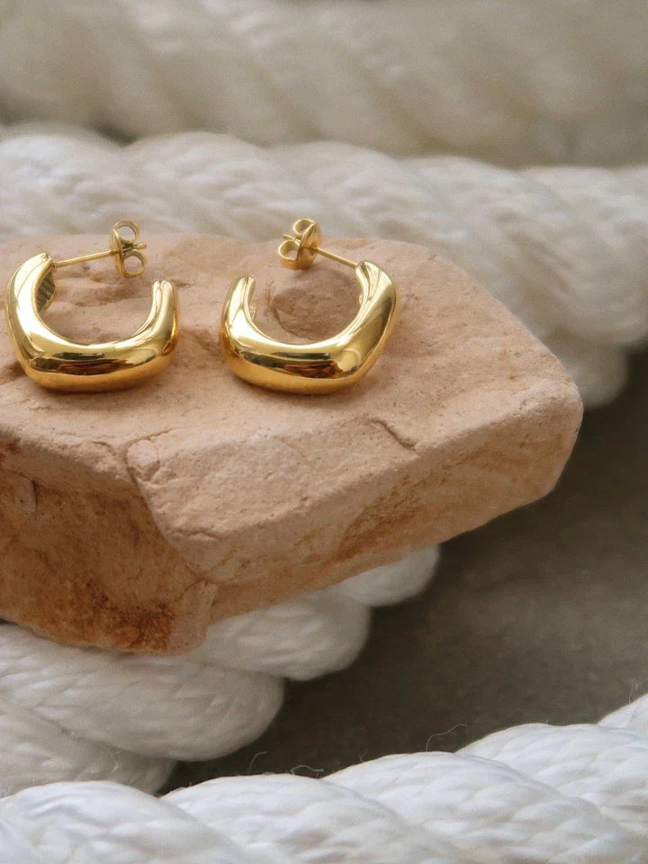 Chunky Hoop Earrings